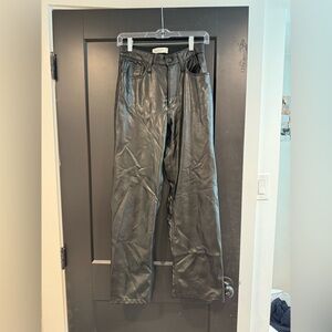 Abercrombie leather pants size 2!